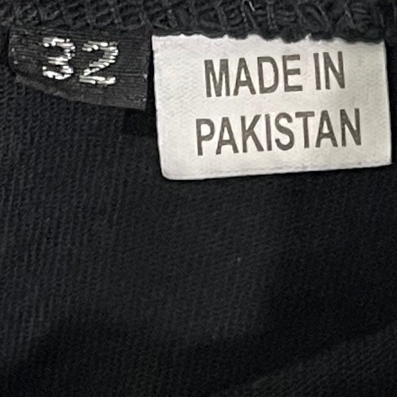 Darkrock Women’s Black‎ Gothic Punk Emo Pants Straps Baggy Pants Size 32 - Picture 8 of 8